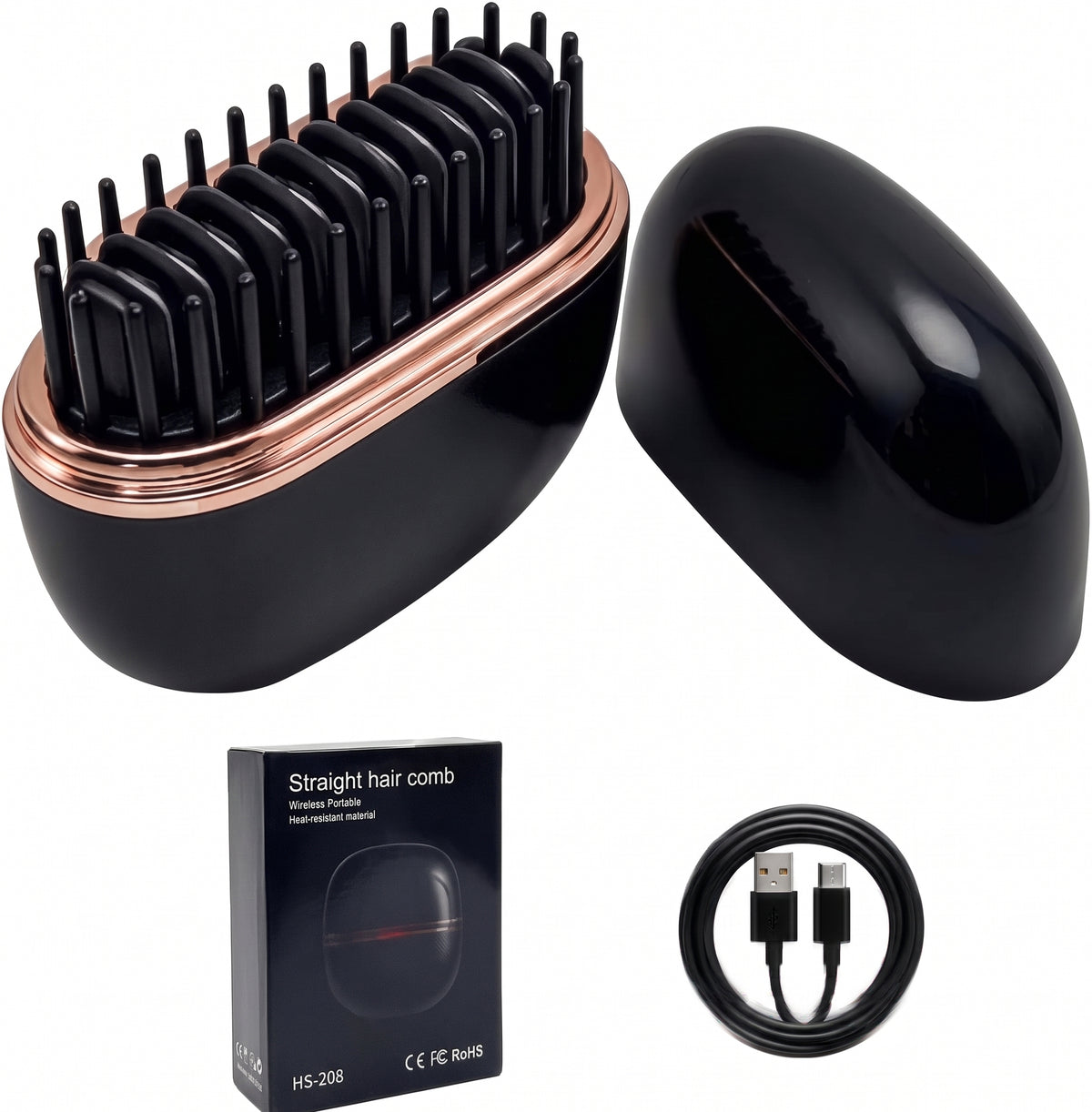 Wireless Hair Straightening Brush